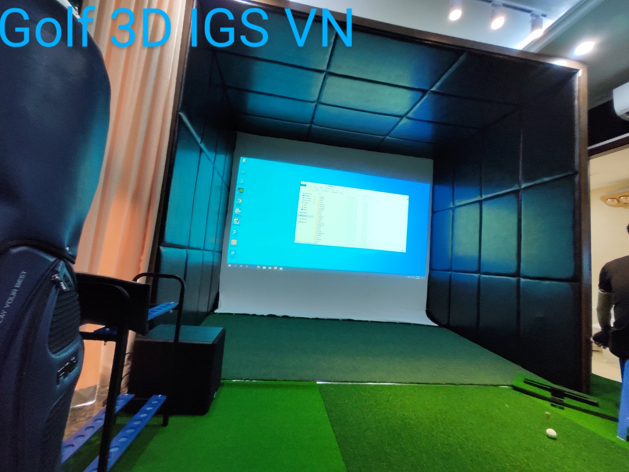 Các gói thi công lắp đặt hệ thống phòng tập golf 3D hiện nay