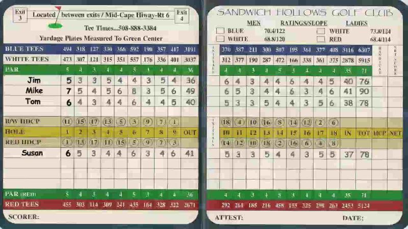 Các thuật ngữ tính điểm trong bộ môn Golf