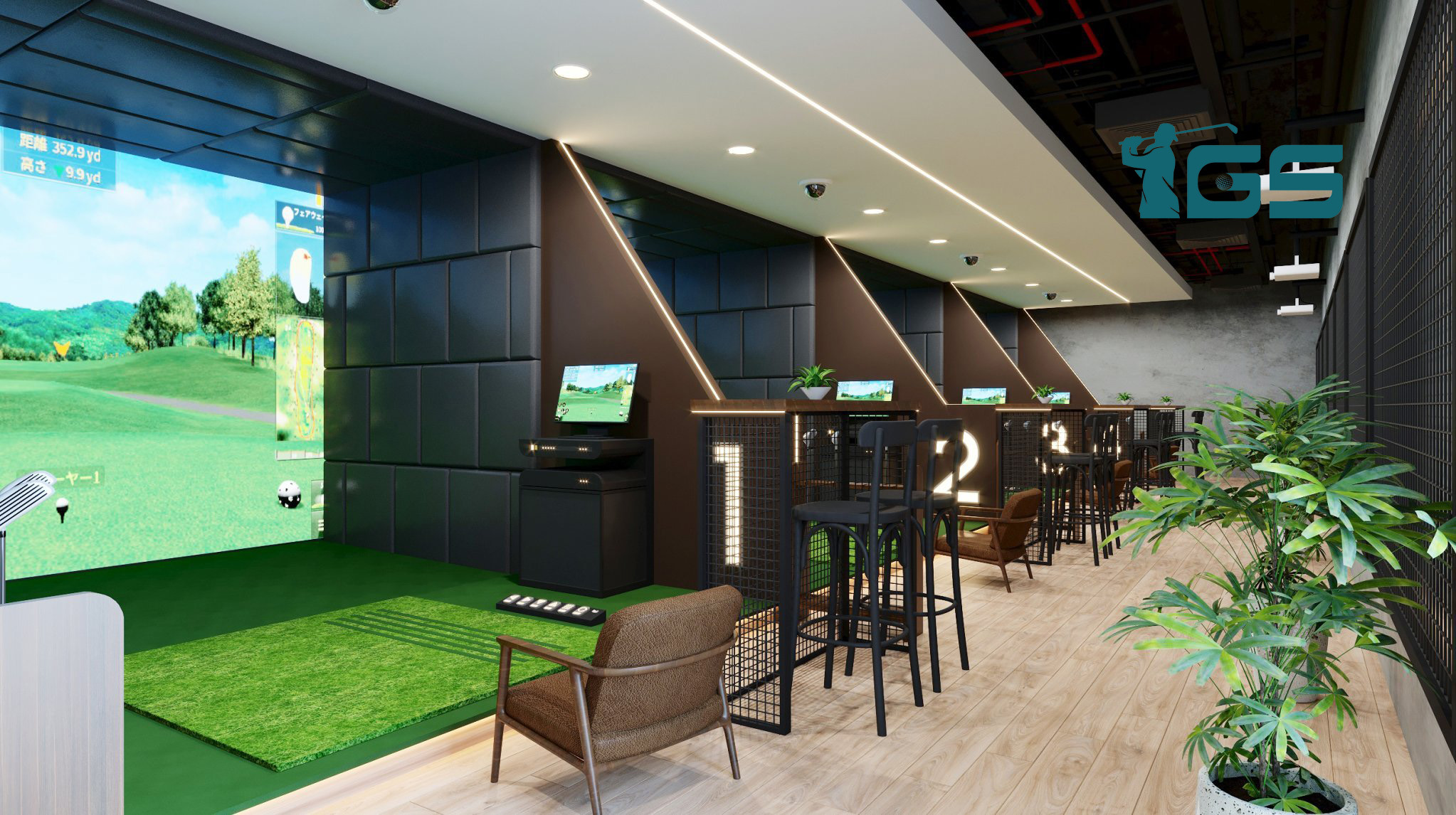 ưu điểm của máy tập golf 3d